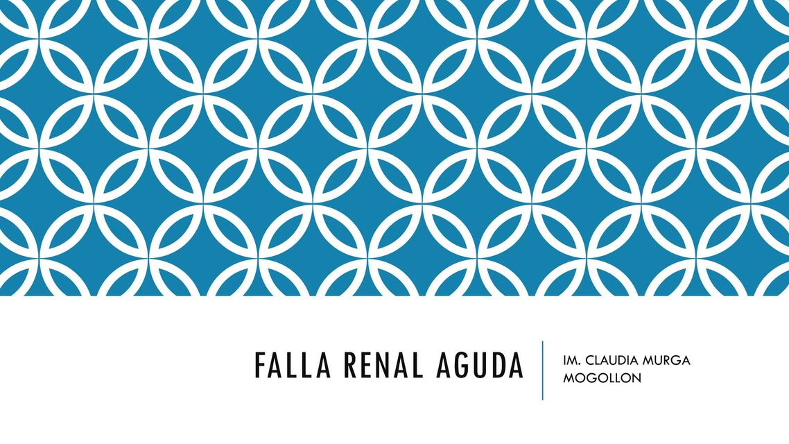 Falla renal aguda