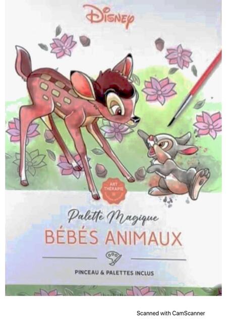 Paleta mágica Animales bebés Bambi