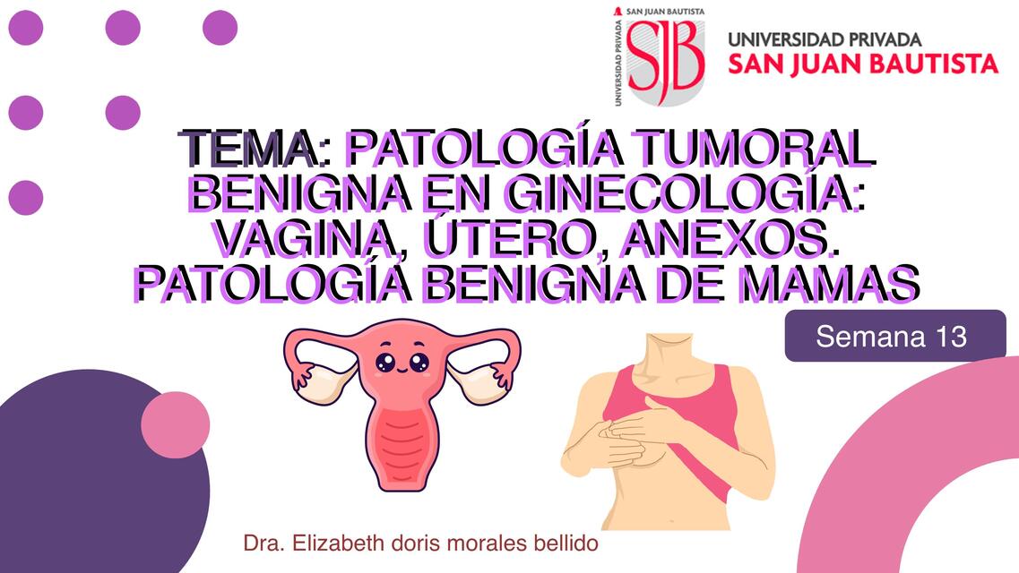 GINECO- Patología Tumoral Benigna En Ginecologia