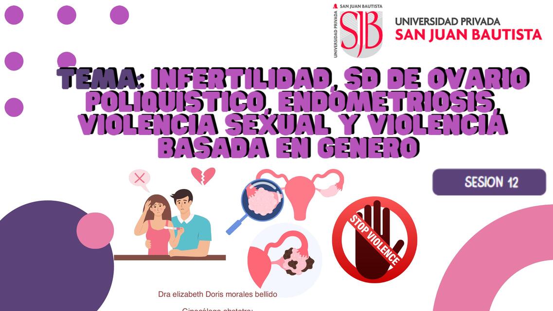 GINECOLOGIA- Infertilidad SD de Ovario Poliquístico