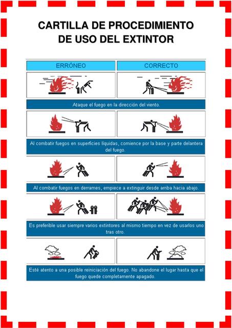 PROCEDIMIENTO EXTINTOR