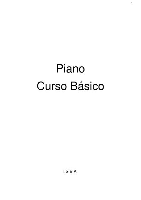 Piano cuadernillo curso basico