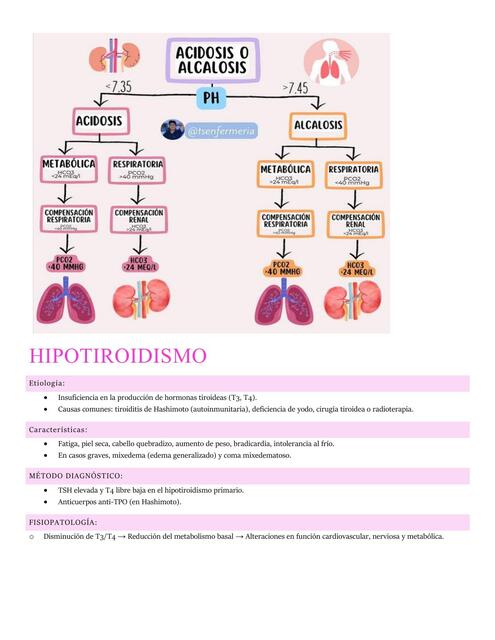 Resumen patologias (hipo-hipertiroidismo-Hipertension-Diabetes )