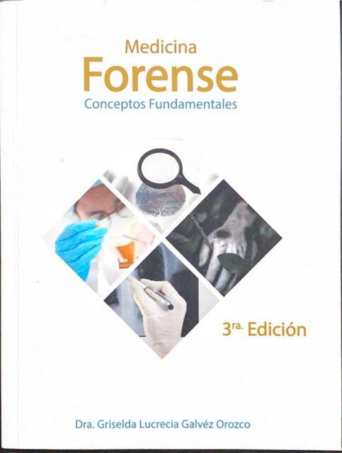 Medicina Forense Conceptos Fundamentales Galvez