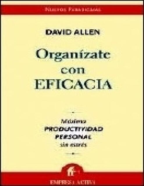 organizate con eficacia