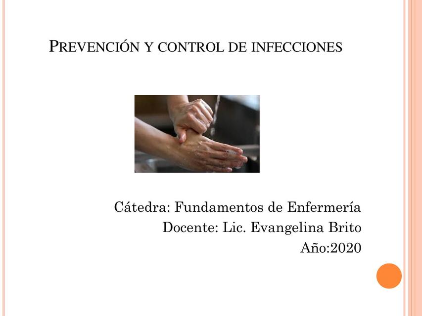 Prevención y control de infecciones PPT