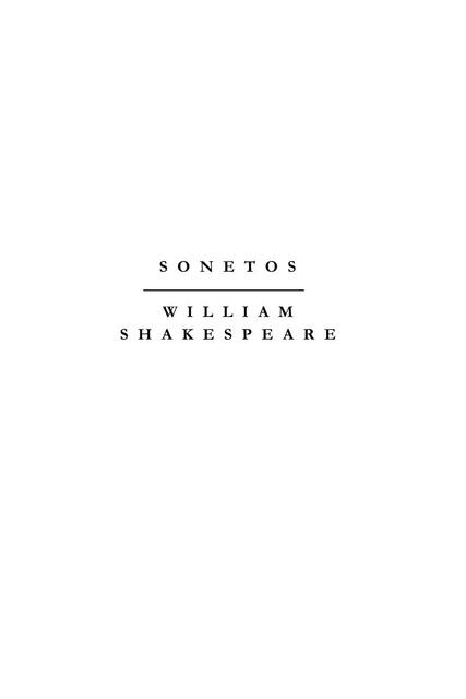 Shakespeare William Sonetos | Mili | uDocz