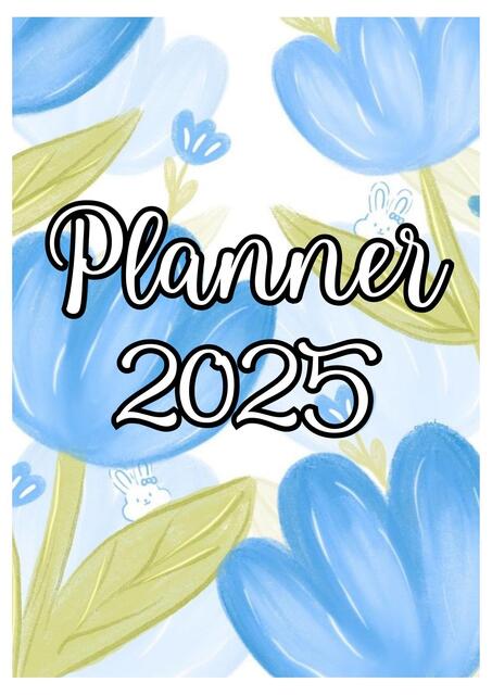 Planner mensual 2025