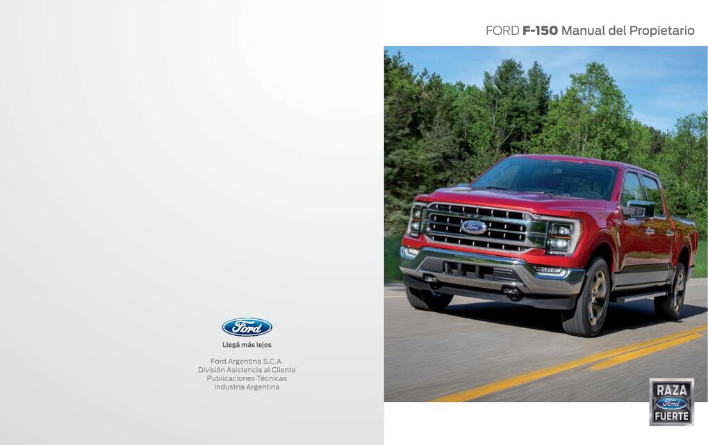 Manual de propietario ford