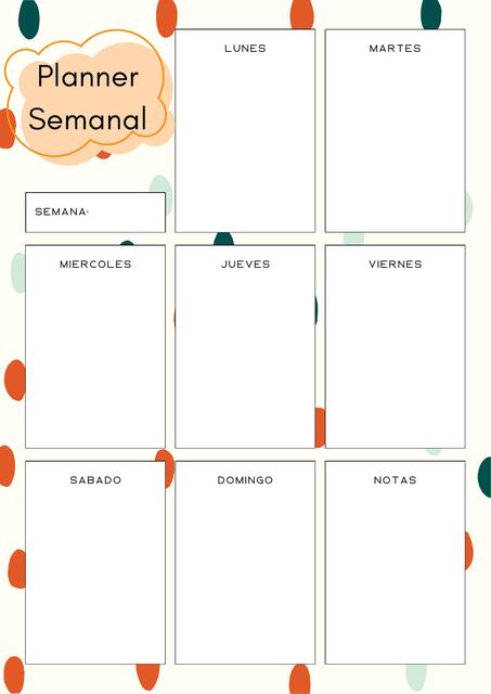 PLANNER SEMANAL 2025