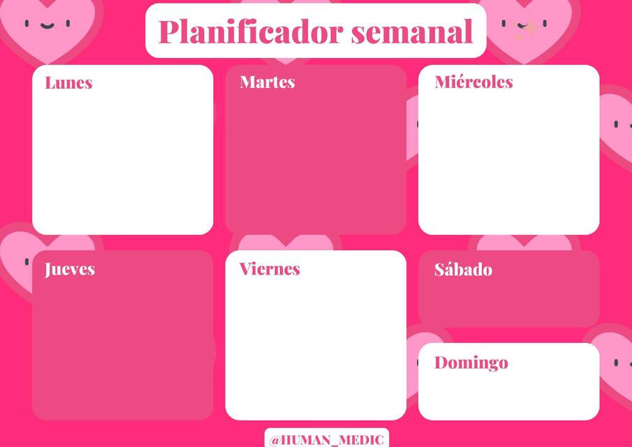 PLANIFICADOR SEMANAL 2025