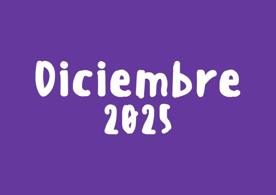 Planner || DICIEMBRE