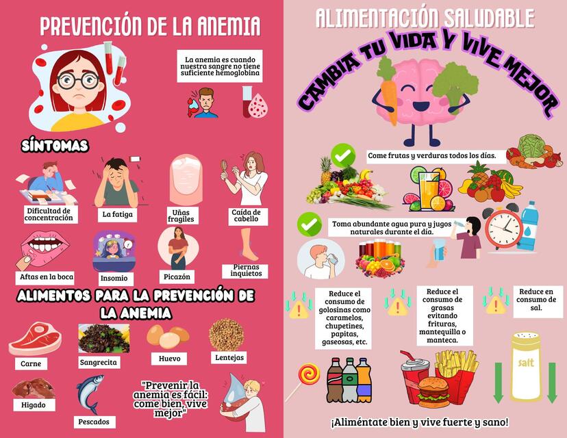 PREVENCIÓN DE LA ANEMIA Y ALIEMNTACION SALUDABLE | ENFERMERIA- ALTO EN ...