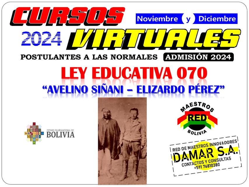 Ley educativa 070