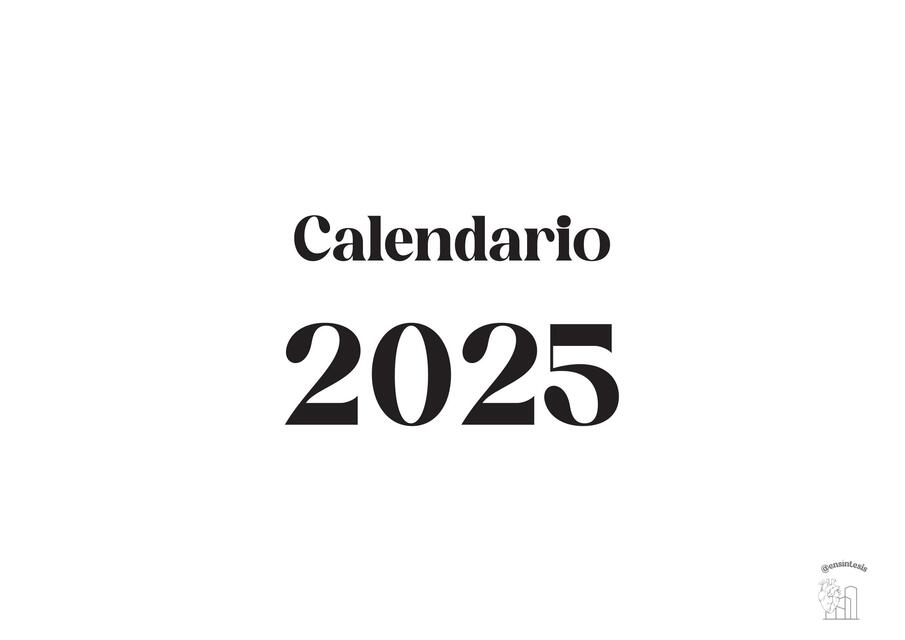 Calendario 2025