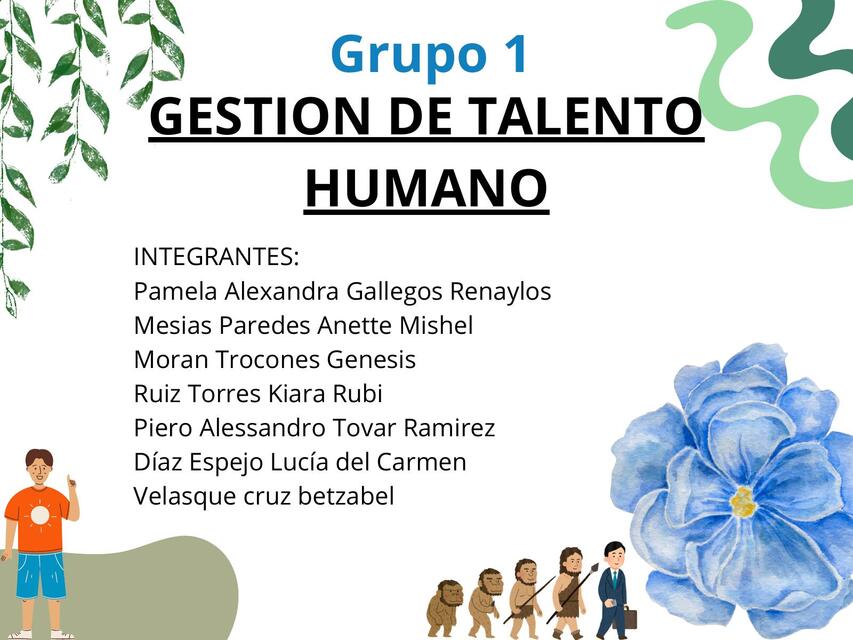 Talento de recursos humanos grupo 1