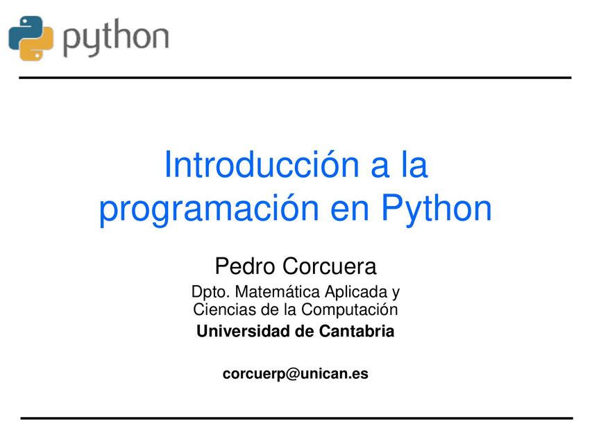 Intro a Python