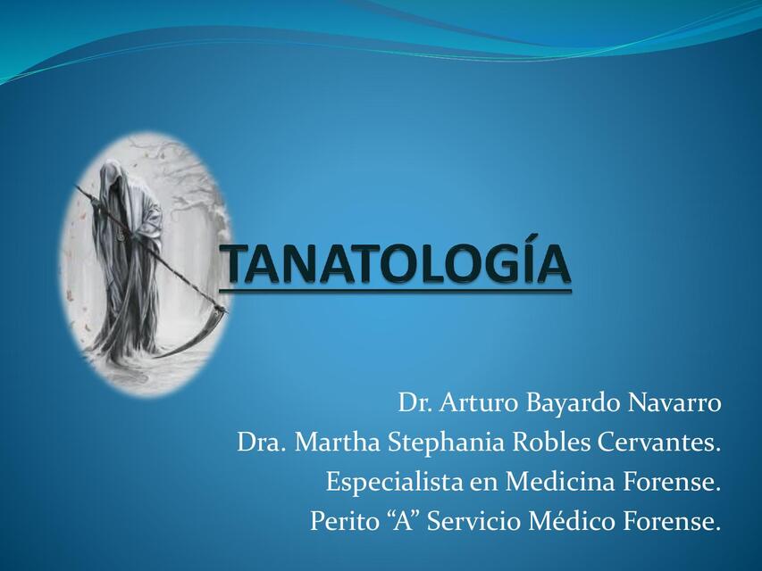 9 TANATOLOGÍA