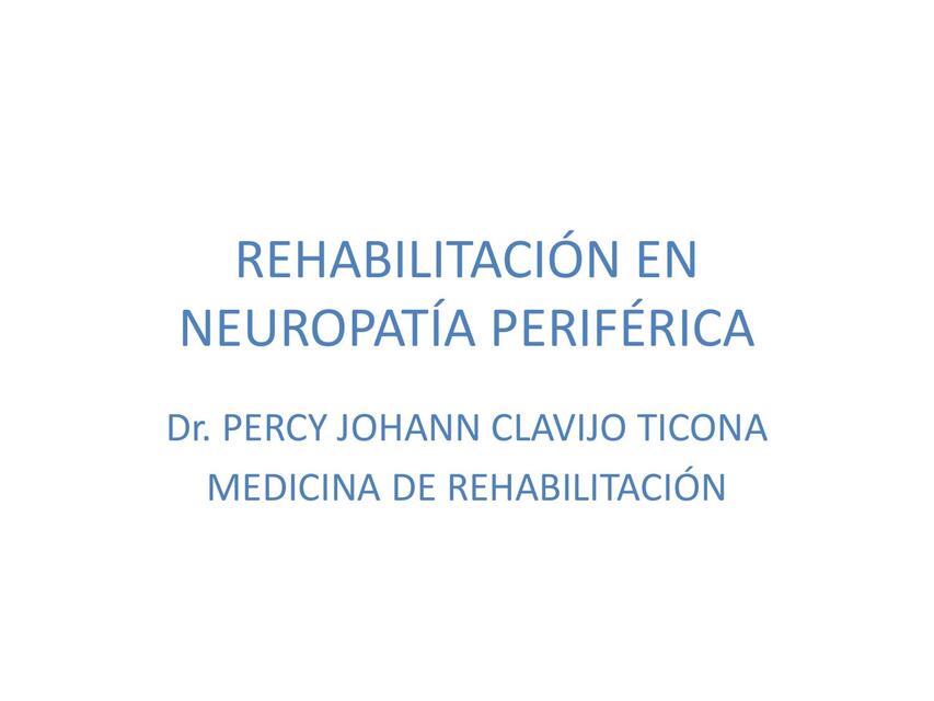 EL ABC DE NEUROPATÍA PERIFÉRICA