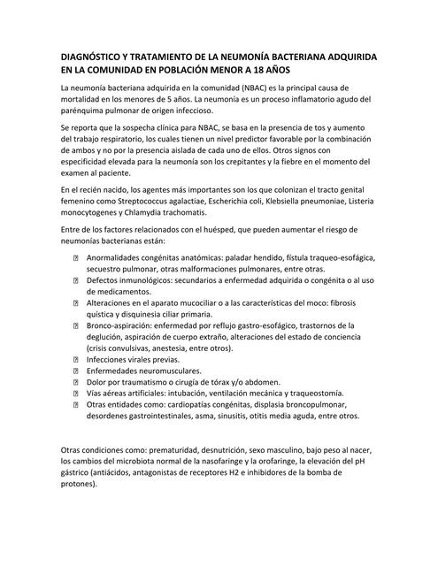 44 DIAGNÓSTICO Y TRATAMIENTO DE LA NEUMONÍA BACTER