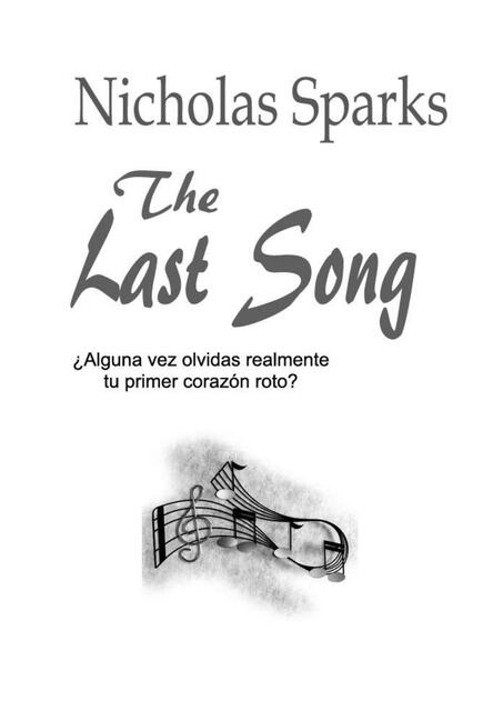 La última canción de Nicholas Sparks