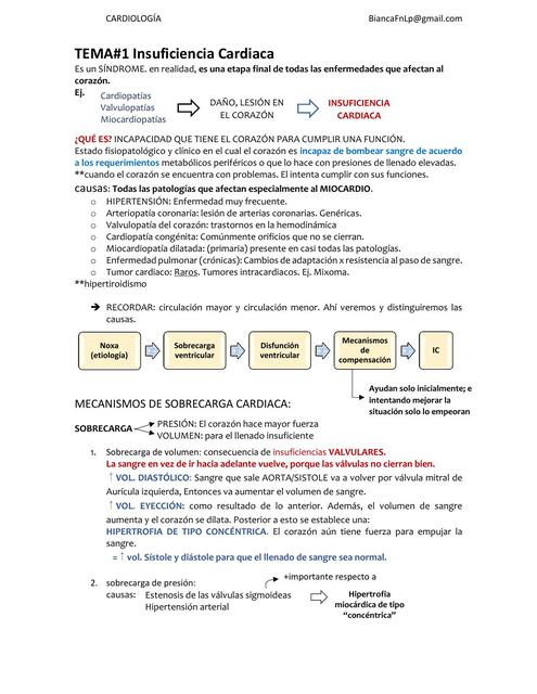 INSUFICIENCIA CARDIACA