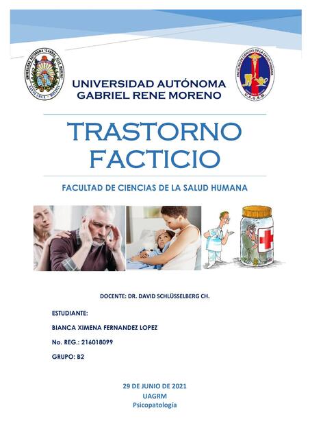 TRASTORNO FACTICIO _ PSICOLOGIA (monografia)