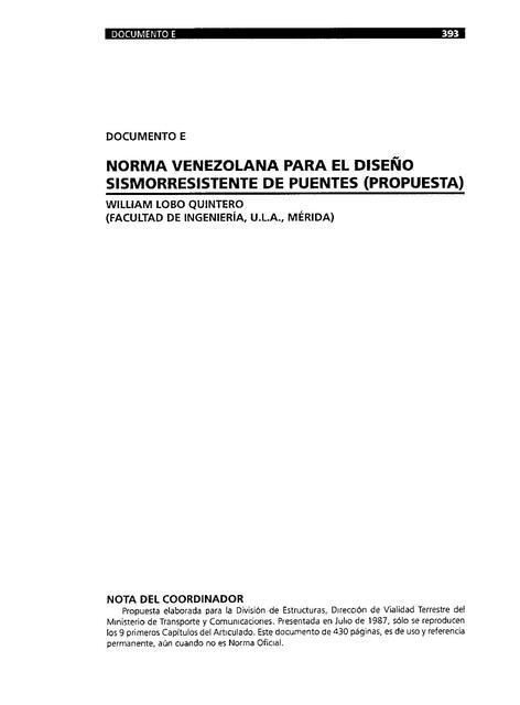 ANALISIS SISMO PUENTES VENEZUELA