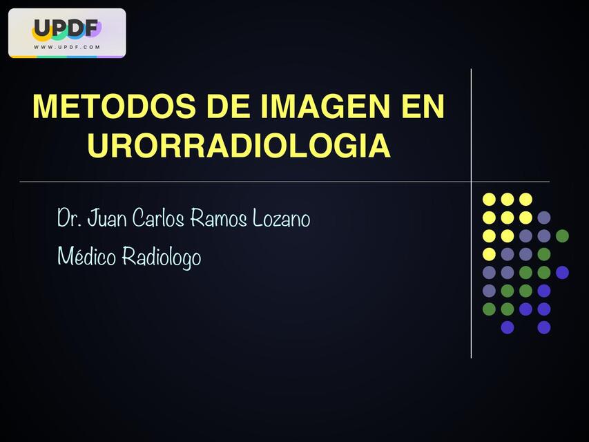 Métodos de imagen en urorradiología 