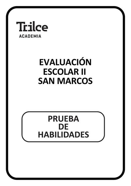 ESCOLAR II SM EVALUACIÓN N04 07 10 24