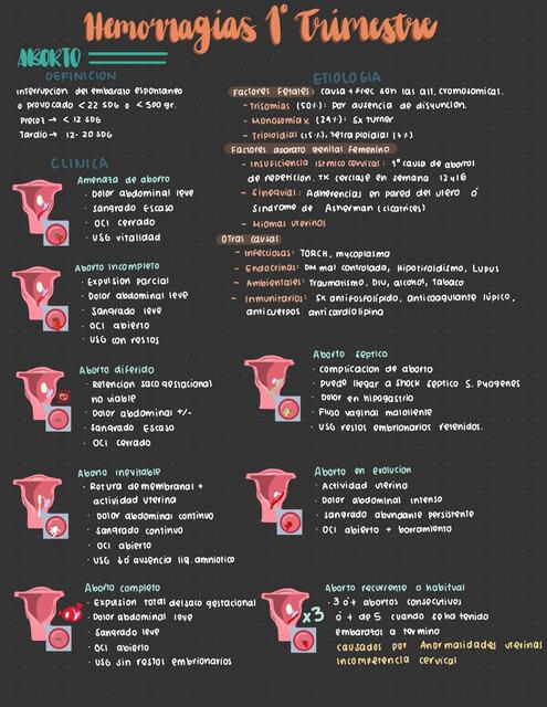 Hemorragias del primer trimestre