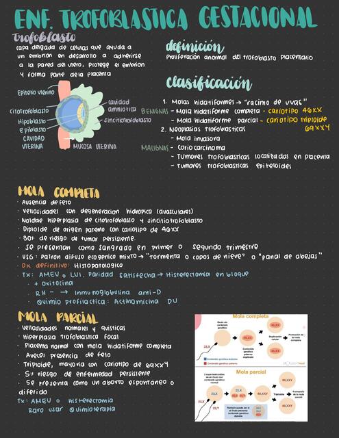 Enfermedad trofoblastica gestacional