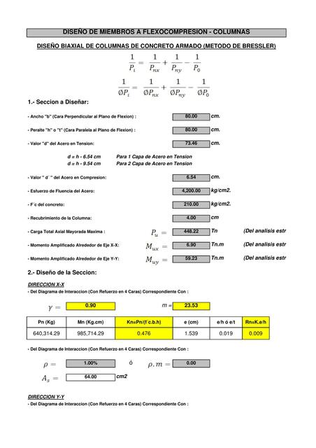 Diseño De Columna.Xls