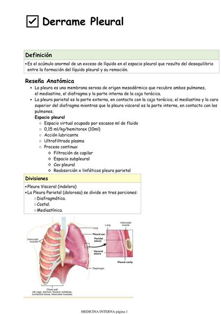 Derrame Pleural