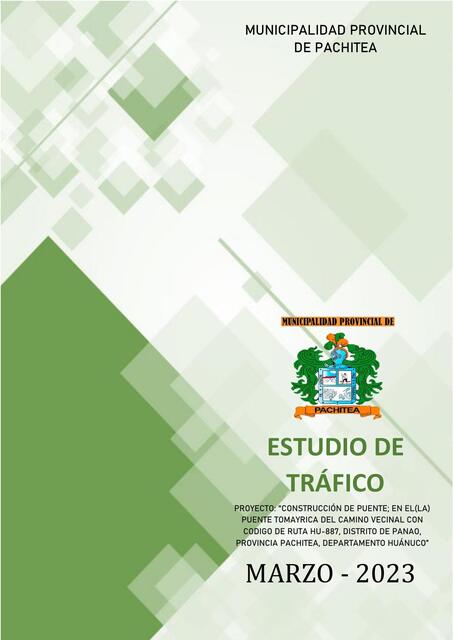 Estudio de trafico para puentes