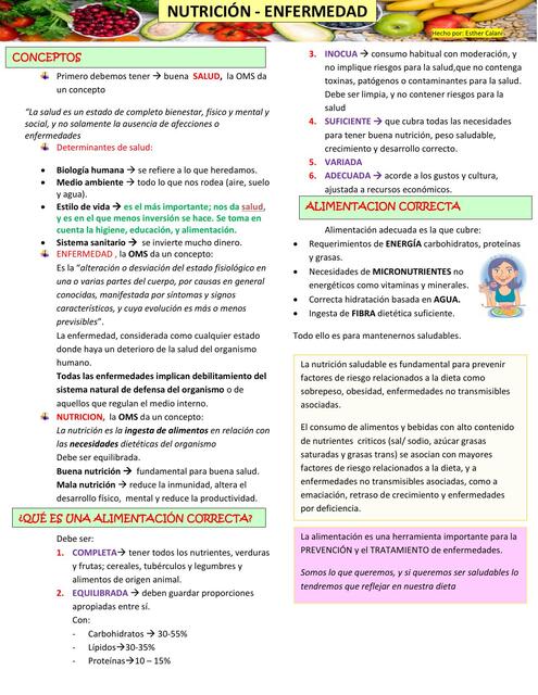 NT 7 NUTRICIÓN Y ENFERMEDAD