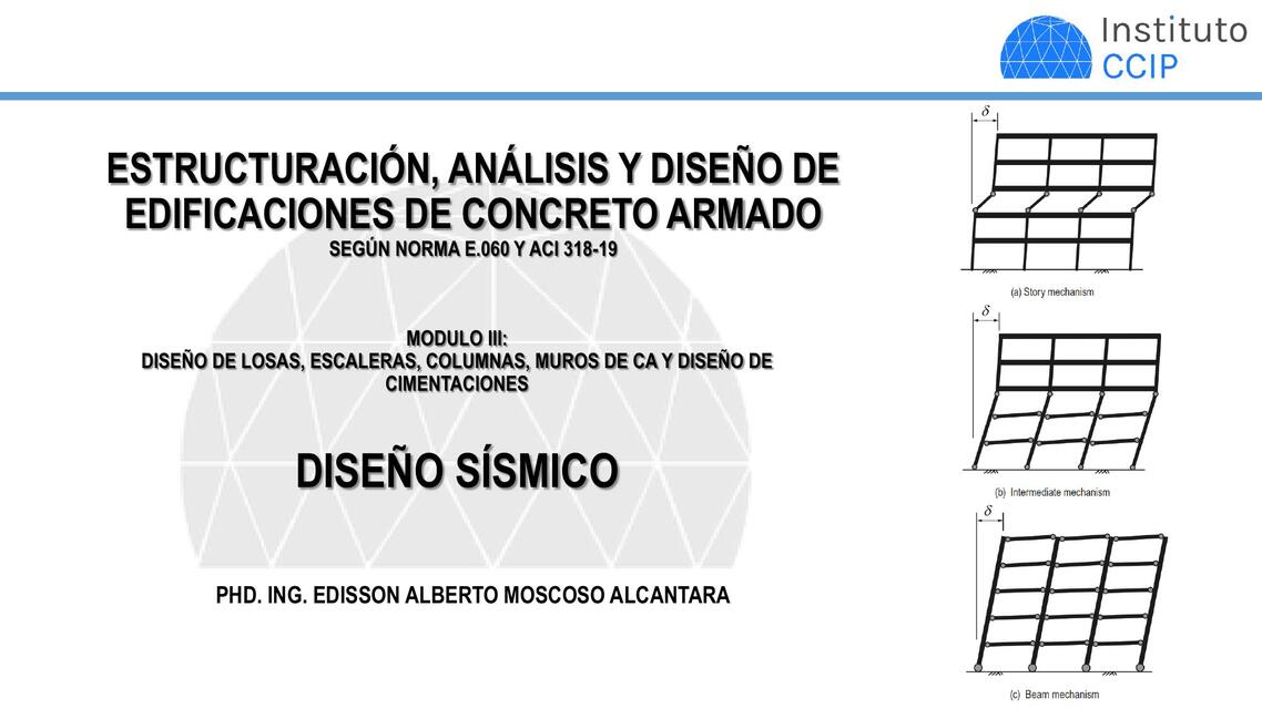 13 CCIP CA Diseño SísmicoH