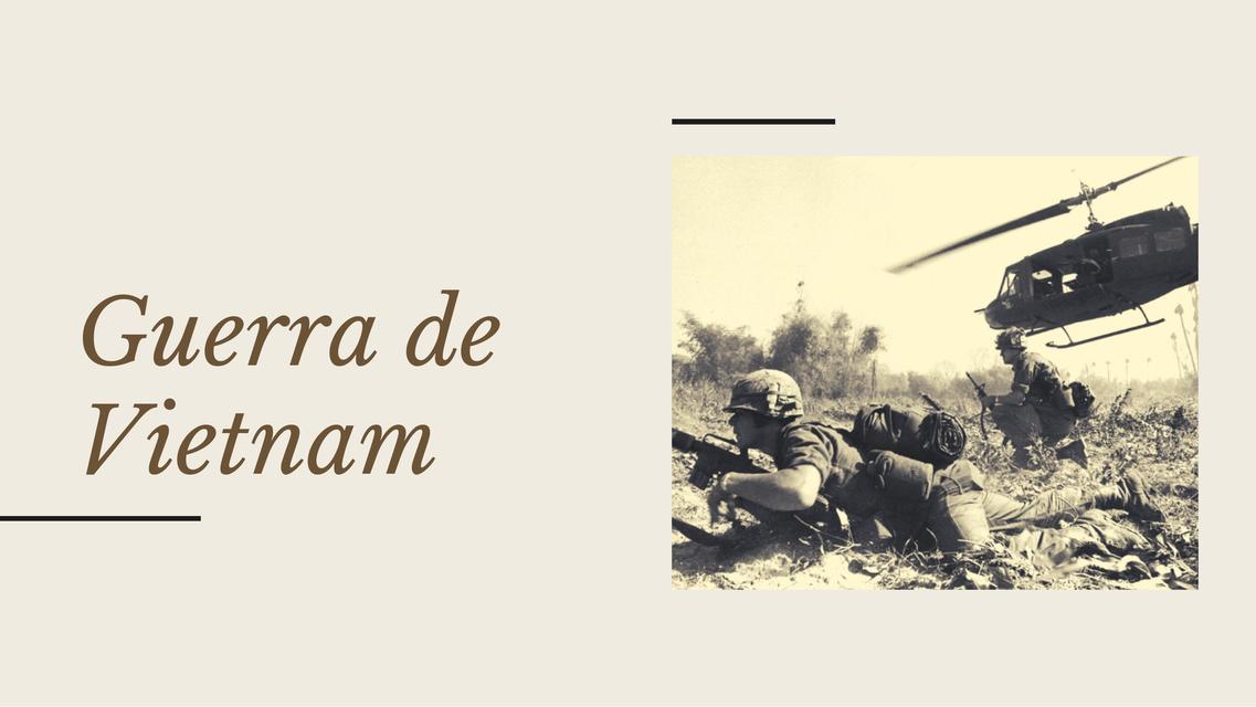 Efectos de la guerra de Vietnam