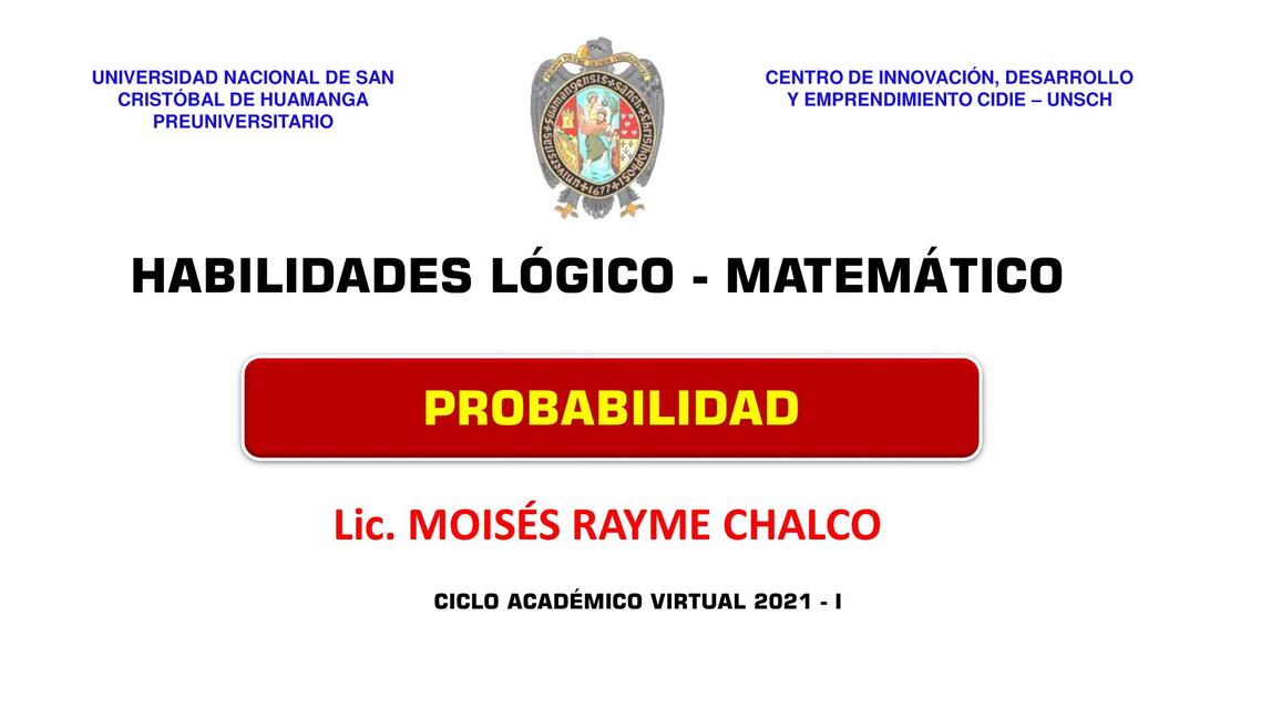 probabilidades rm 2