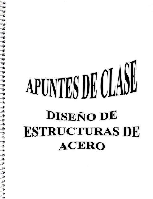 DISEÑO DE ESTRUCTURAS DE ACERO APUNTES