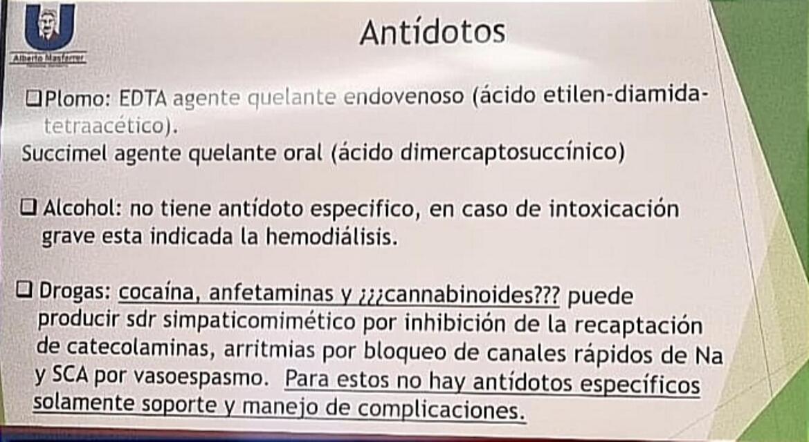 taller toxicologia