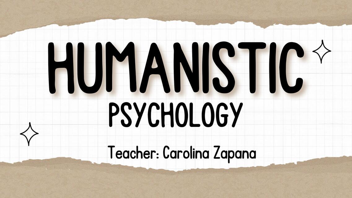 LRPD3 HUMANISTIC PSYCHOLOGY