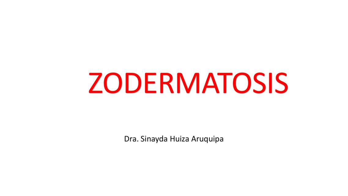 16 ZOODERMATOSIS