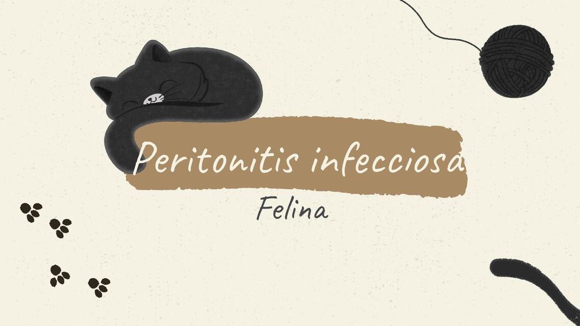 PERITONITIS INFECCIOSA FELINA