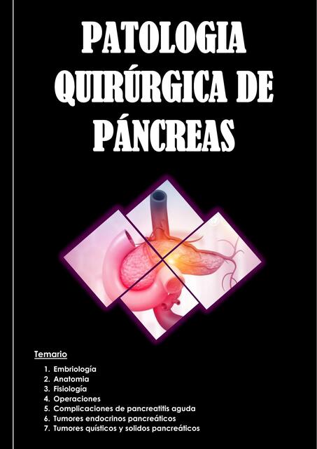 PATOLOGIA QUIRURGICA DE PANCREAS