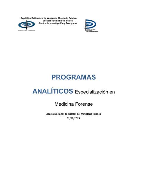 ACTUACIÓN MÉDICO FORENSE I