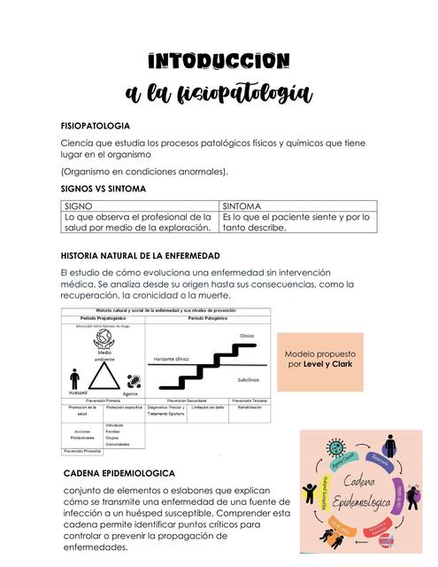 Introducción a la fisiopatología