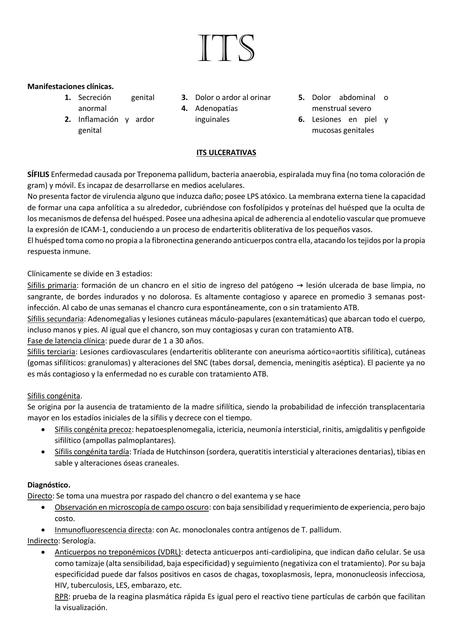 Infecciones de transmisión sexual