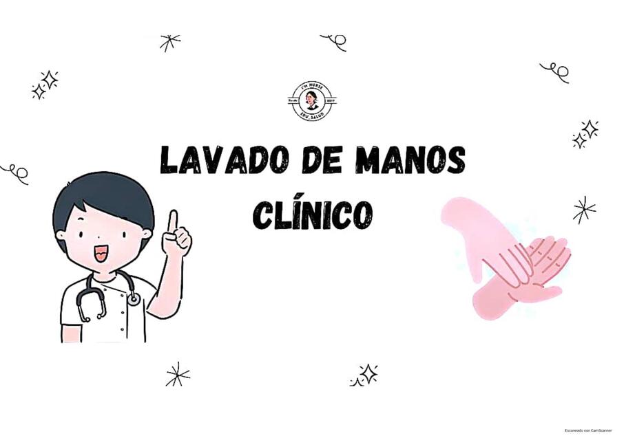 Lavado de mano clínico