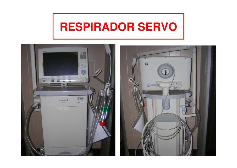 RESPIRADOR SERVO